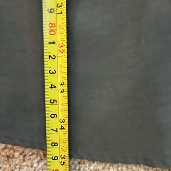 Nicole Miller Sage Green Midi Dress Rayon Cottagecore Size 10 - Picture 5 of 8